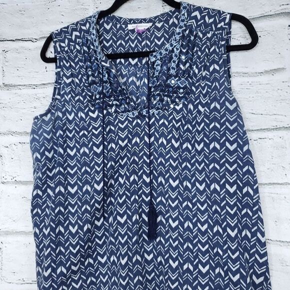 Beachlunchlounge sleeveless geometric shirt - Picture 6 of 12